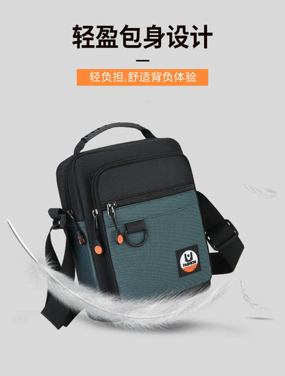 3 Layers Design Men's Small Bag Lightweight Oxford Men's Pouch Crossbody Bags For Man Fashion Casual Men's Handbag ShoulderBag
