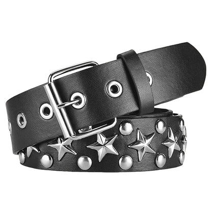 Fashion New Bronze Belt Metal Belt Men And Women Punk Hardware Jeans Belt Y2K Belt Designer Belt Women's BeltUniversal Box