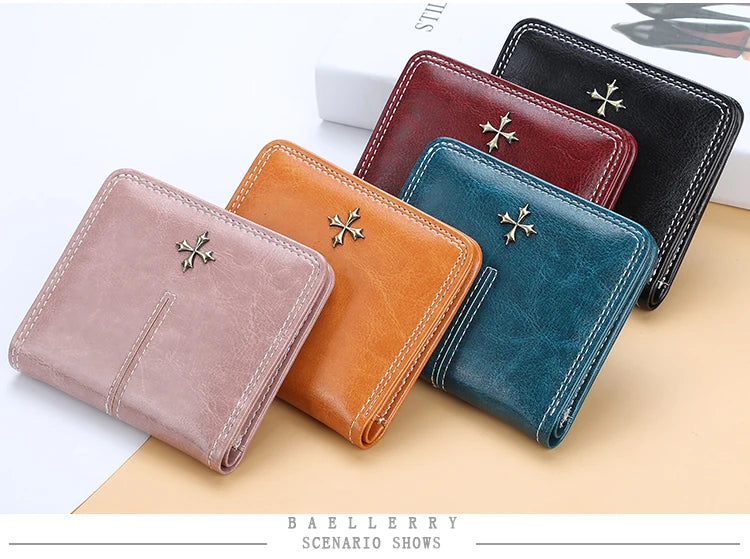 New Mini Women Wallets Slim Women Fashion Small Wallets Zipper PU Leather Quality Female Purse Card Holder Wallet