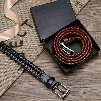High Quality Genuine Leather Men Belts LONG Large Pin Buckle Metal Automatic Buckle High Quality Casual for Jeans Women Strap