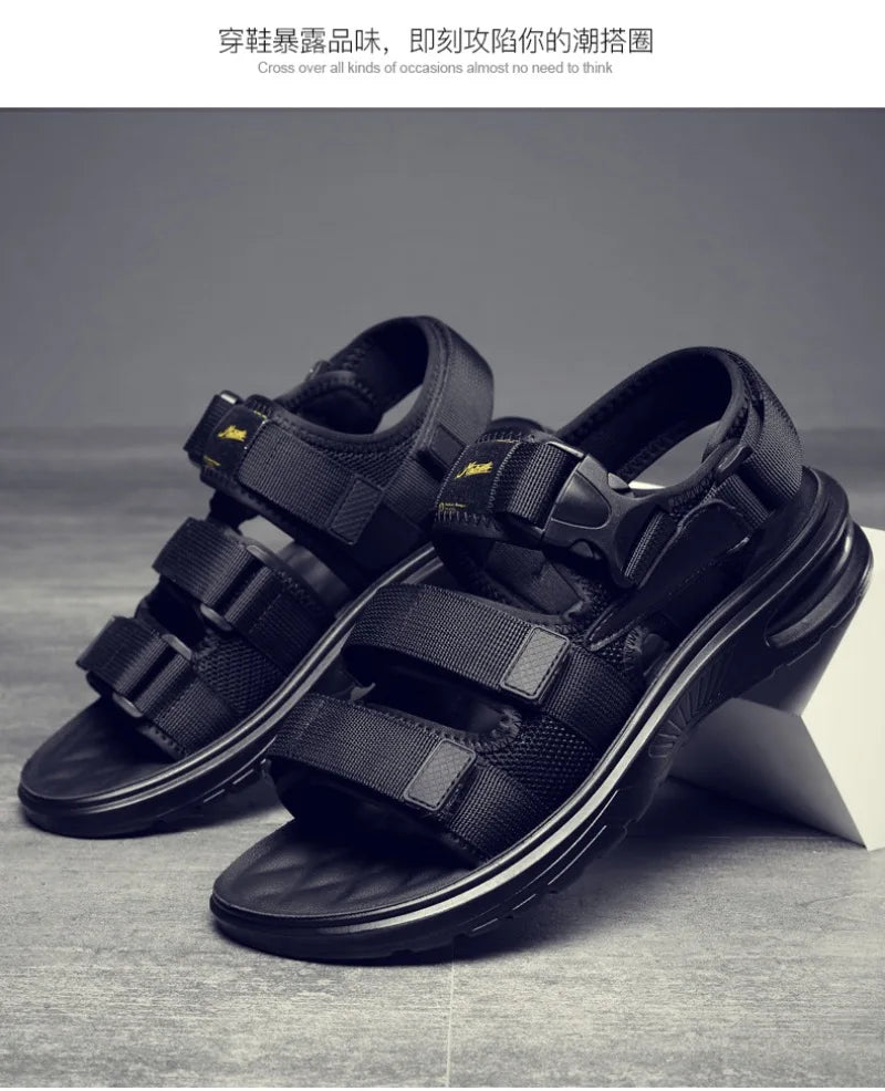 High Quality Men's Sandals Designer Platform Sandals for Men Fashion Outdoor Casual Sports Sandals 2025 Summer Beach Sandalias