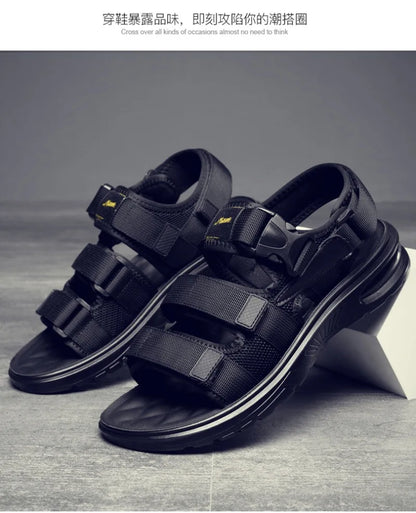 High Quality Men's Sandals Designer Platform Sandals for Men Fashion Outdoor Casual Sports Sandals 2025 Summer Beach Sandalias