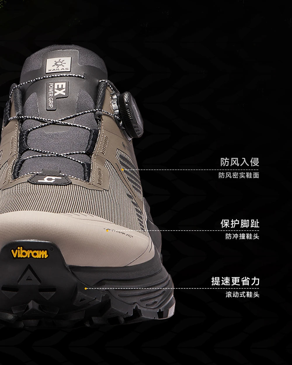 KAILAS New Fuga EX3 GTX BOA Waterproof Trail Running Shoes Outdoor Sport Arch Support Breathable Lightweight Sneakers KS2513109