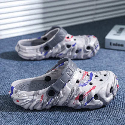 2026 Summer Men's Sandals New Home Garden Shoes Comfortable and Lightweight Men Slippers Non-Slip Soft Bottom Flip Flop Sandals