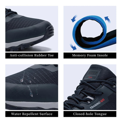 Baasploa Men Hiking Shoes New Outdoor Climbing Waterproof Non-slip Wear-resistant Sneakers Male Casual Lace-Up Walking Shoes ﻿