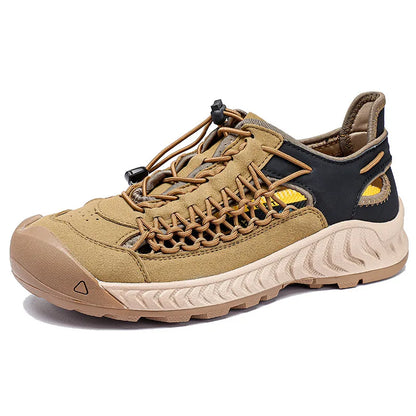 Men's Sandals Summer New Wear-resistant Breathable Simple White Sole Men's Beach Shoes