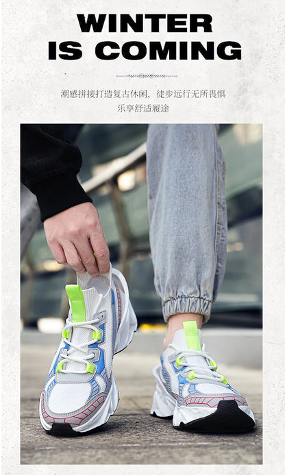 Men Shoes Sneakers Male Tenis Luxury Shoes Mens Casual Shoes Trainer Race Breathable Shoes Fashion Loafers Running Shoes for Men