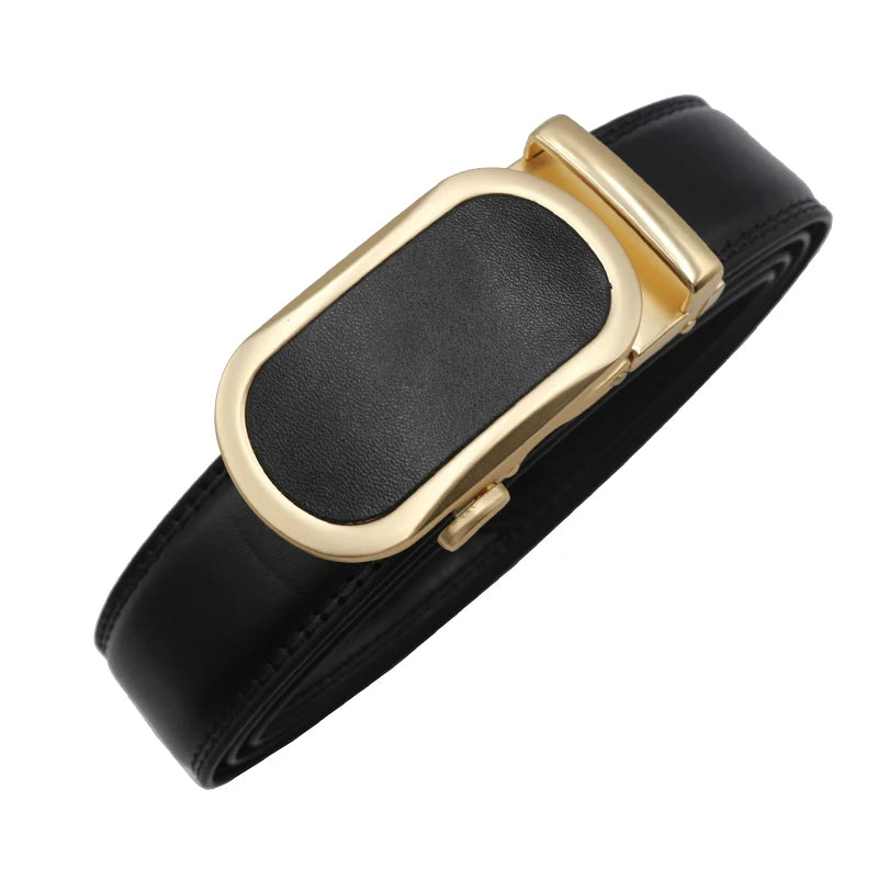 Women man Genuine Leather Belt For Female Strap Casual All-match Ladies Adjustable Belts Designer Automatic man belt buckle