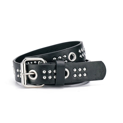 Fashion New Bronze Belt Metal Belt Men And Women Punk Hardware Jeans Belt Y2K Belt Designer Belt Women's BeltUniversal Box