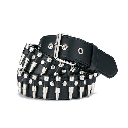 Fashion New Bronze Belt Metal Belt Men And Women Punk Hardware Jeans Belt Y2K Belt Designer Belt Women's BeltUniversal Box