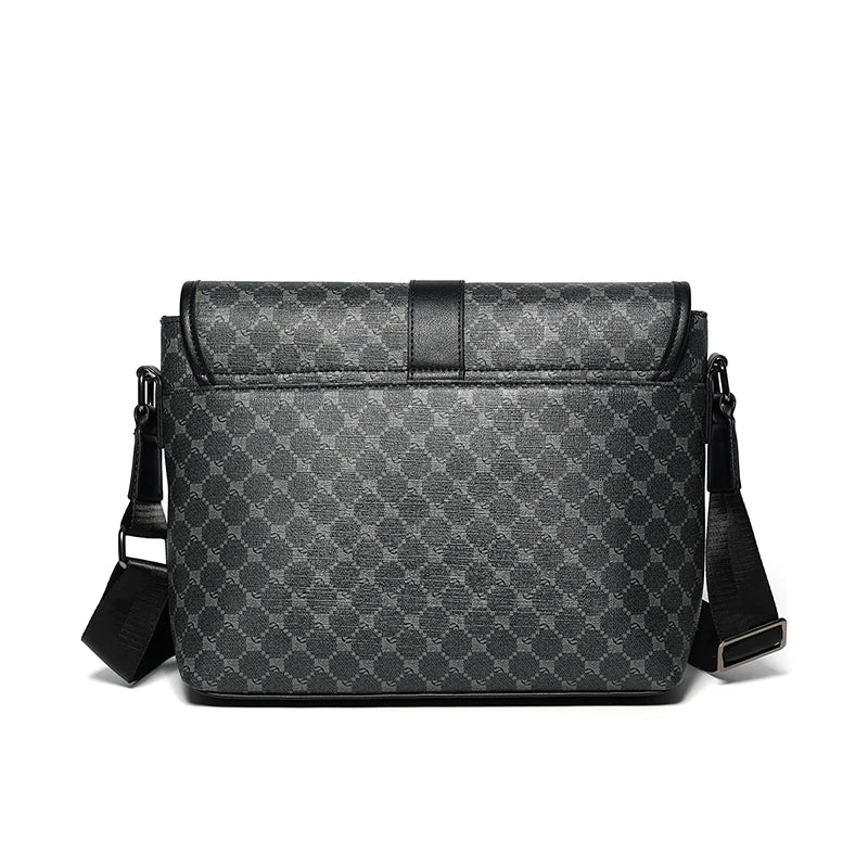 Cawmixy Leather Large Crossbody Bag for Men Bags Designer Man Messenger Bag Male Sling Pack Fashion Business Shoulder Bags