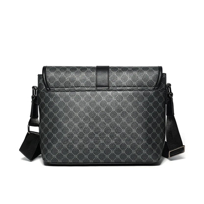 Cawmixy Leather Large Crossbody Bag for Men Bags Designer Man Messenger Bag Male Sling Pack Fashion Business Shoulder Bags