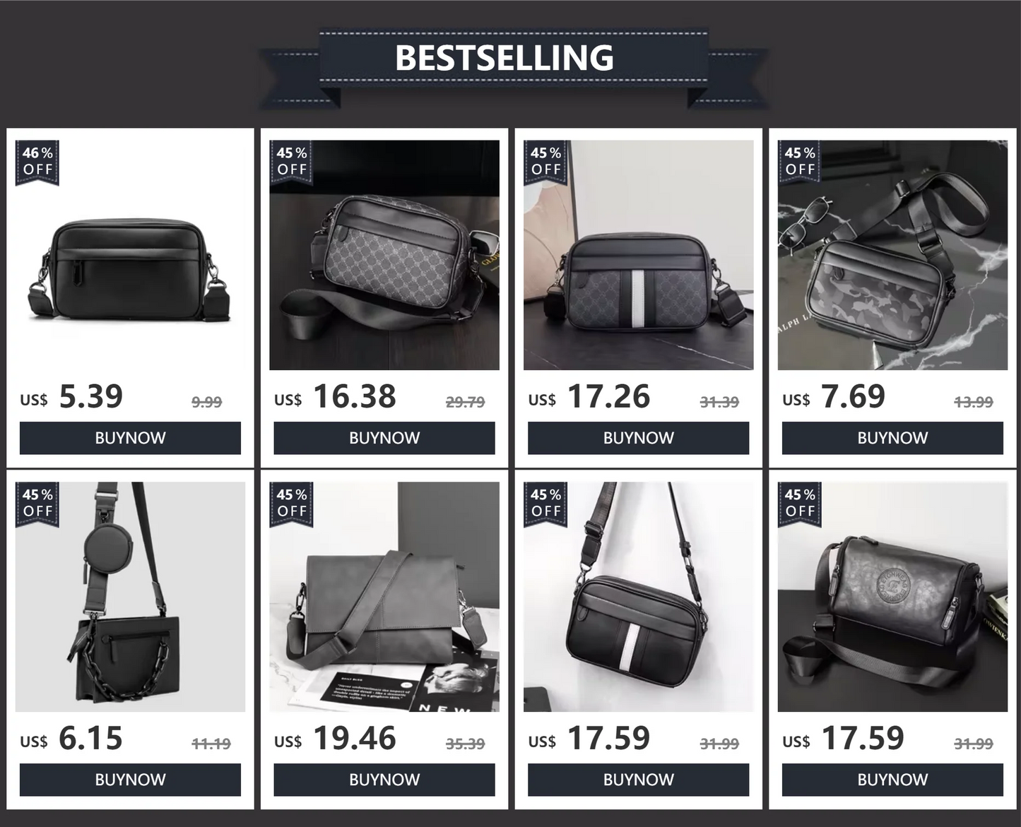 Fashion Badge Rivet Crossbody Bag Men Luxury Brand Designer Shoulder Bag Men Satchels Shoulder Messenger Bags Handbags Bolsos