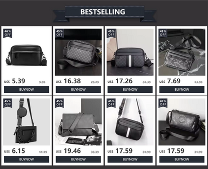 Fashion Badge Rivet Crossbody Bag Men Luxury Brand Designer Shoulder Bag Men Satchels Shoulder Messenger Bags Handbags Bolsos