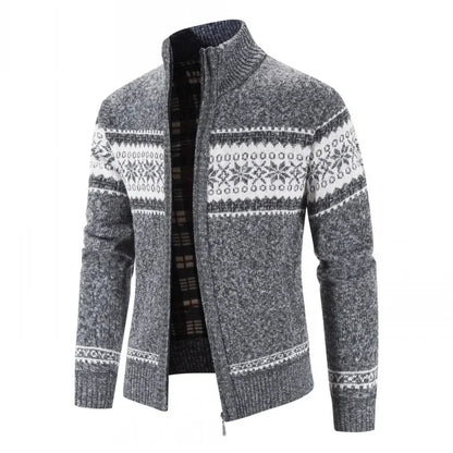 LEGIBLE 2025 Men's Sweaters Autumn Winter Wool Zipper Cardigan Sweaters Man Casual Knitwear Sweatercoat Male