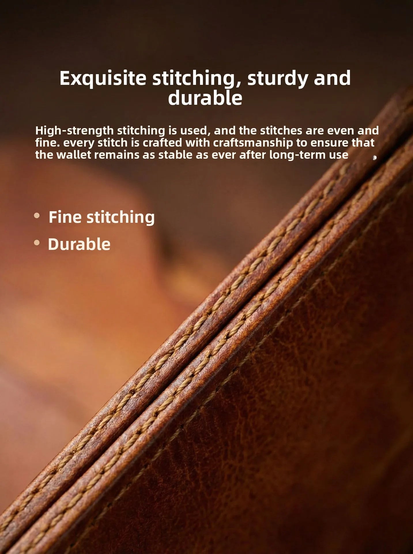 Vintage Genuine Leather Men Wallet High Quality Card Holder Large Capacity Durable Male Money Clips