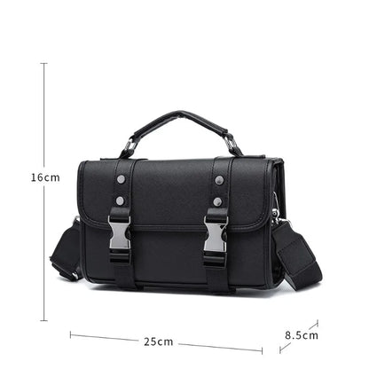 Fashion Plaid Men's Crossbody Bag Large Capacity Shoulder Messenger Bag Men Luxury Flap Crossbody Bags Male Rectangle Handbags