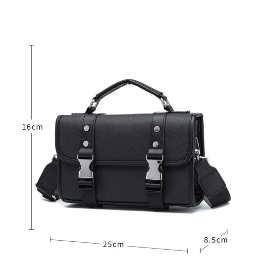 Fashion Plaid Men's Crossbody Bag Large Capacity Shoulder Messenger Bag Men Luxury Flap Crossbody Bags Male Rectangle Handbags