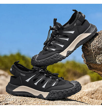 Tenis Masculino 2026 Hot Sale Summer Men Hollow Out Shoes Breathable Beach Shoes Non Slip Wear-resistant Sports Casual Sandals