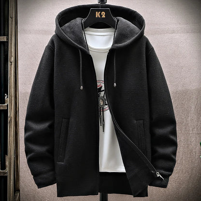 LEGIBLE 2025 Men's Sweaters Autumn Winter Wool Zipper Cardigan Sweaters Man Casual Knitwear Sweatercoat Male