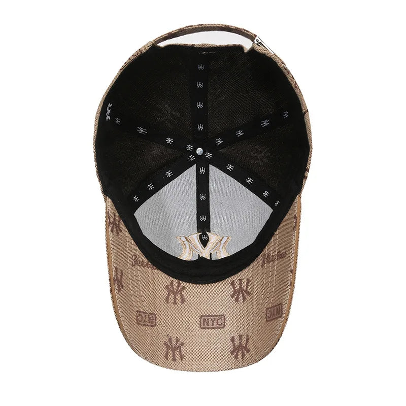 Fashion New High Quality Women Men Cap Hat Cool Lady Male MY Letters Baseball Cap Outdoor Visors Sun Cap Hat For Women Men