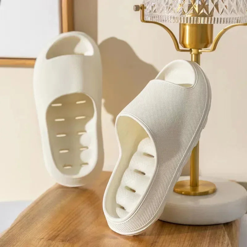 Men's Quick-Drying Anti-Slip Bath Slippers Summer Indoor Home Eva Couple Shower Slippers Anti-Odor Bathroom Sandals