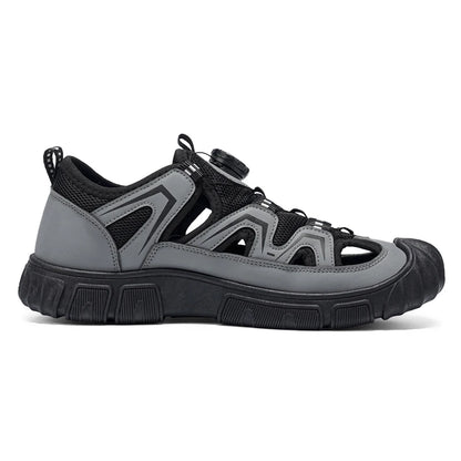New Arrival Summer Men Sandals PU Leather Mens Casual Shoes Outdoor Beach Shoes Hollow Out Male Roman Shoes Leisure Walk Sandaly