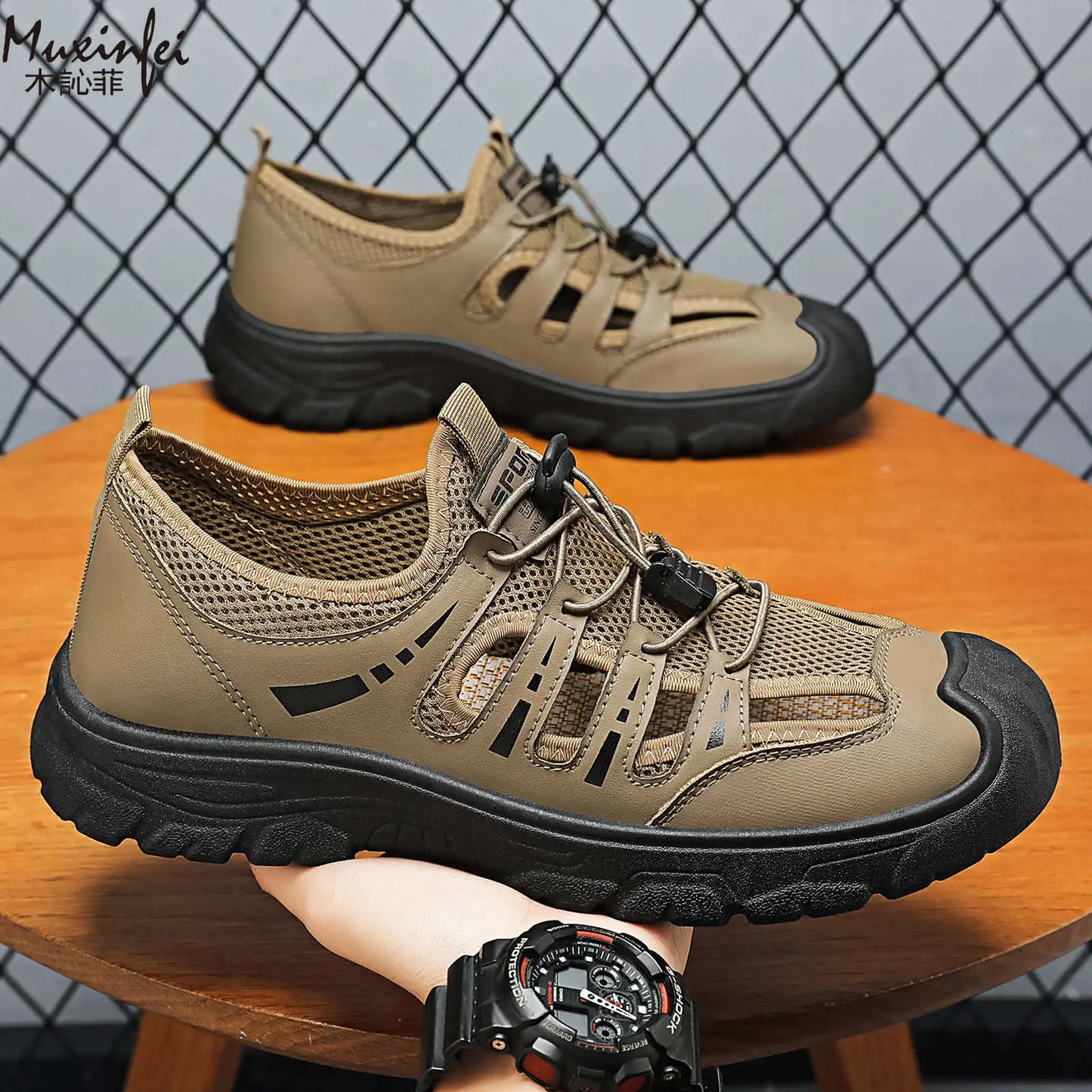 Men's 2026 Summer New Fashion Breathable River Trekking Shoes, Outdoor Beach Shoes, Soft Sole Quick-Dry Footwear