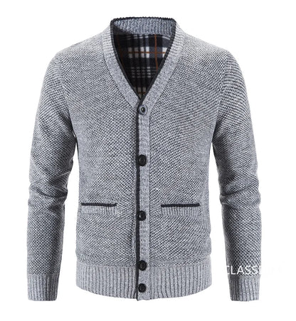 New Autumn Men V-neck Business Cardigans Sweatercoats Winter Warm Cardigan Sweaters Male Casual Cardigans Slim Fit Sweaters 4XL