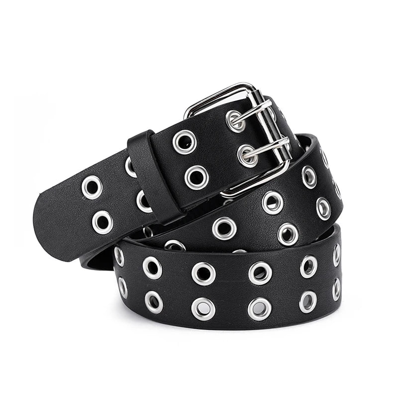 Fashion New Bronze Belt Metal Belt Men And Women Punk Hardware Jeans Belt Y2K Belt Designer Belt Women's BeltUniversal Box