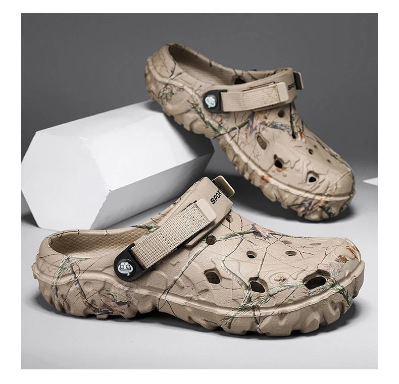 Summer Men's Clogs Sandals Home Garden Shoes Comfortable Men Women Slippers Non-Slip Soft Bottom Flip Flop Sandals Big Size46 47