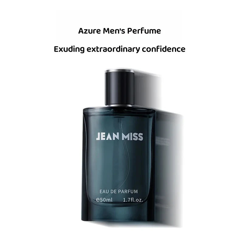 50ml Men's Woody Aquatic Perfume Long Lasting Fresh Masculine Fragrance Spray Eau de Parfum for Daily Casual Dating