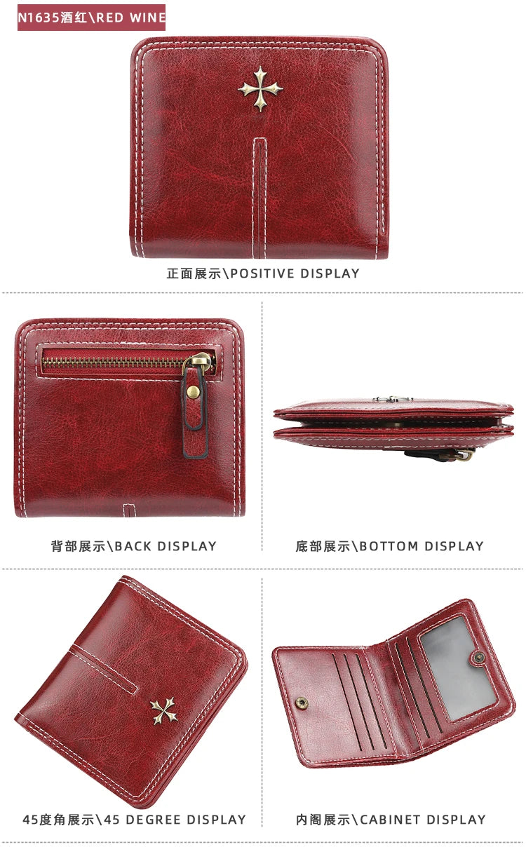 New Mini Women Wallets Slim Women Fashion Small Wallets Zipper PU Leather Quality Female Purse Card Holder Wallet