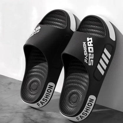 Men's and Women's Professional Design Large Size Eva Slippers Trendyy Student Couple Slippers Outdoor Wear Non-Slip Slippers Women's Summer