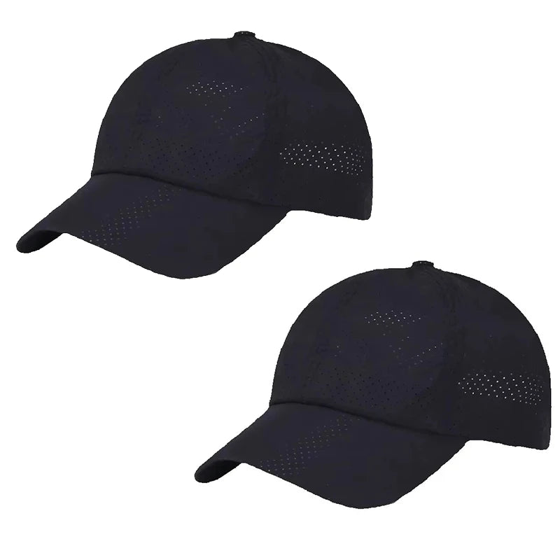 Breathable Baseball Cap Summer Quick Dry Mesh Hat Adjustable Sun Hat For Men Women Outdoor Comfortable Snapback Hat Fashion Caps