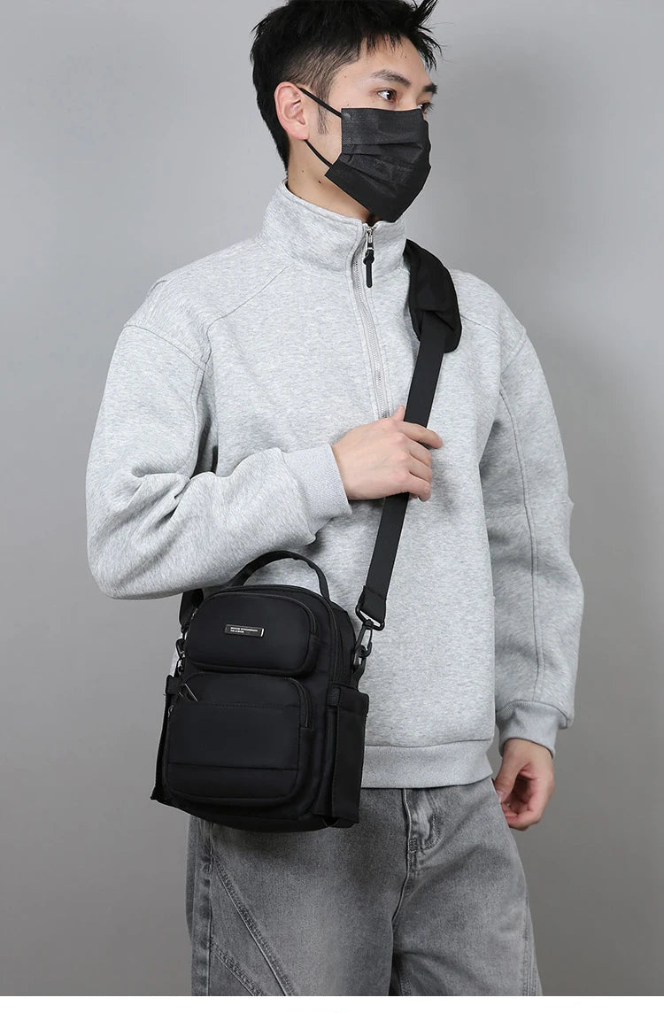 Men's Bag Outdoor Travel Shoulder Bag High Quality Nylon Crossbody Bags For Man Multi Functional Men's Handbag Bag Waist Packs